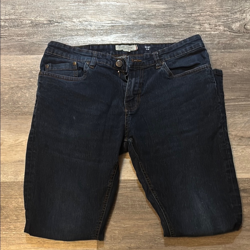 Dark Blue Denim Jeans